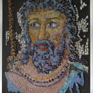 Mosaico Cristo de João Ponce Paz