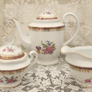 Jogo de 3 peças em Porcelana Paraná