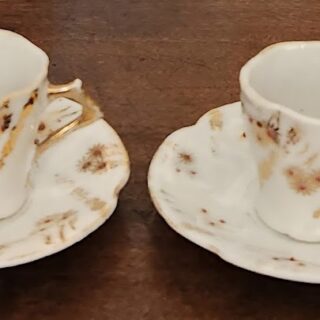 Par de xícaras de café